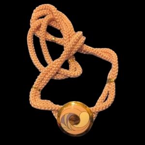 Samuel Huang Enamel Cloissone Buckle Soft Cord Belt